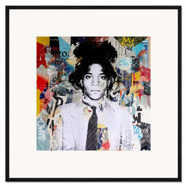 Ingelijste kunstdruk Jean Michel Basquiat