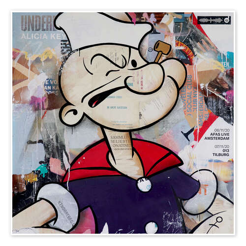 Poster Ahoy, Sailor Popeye!