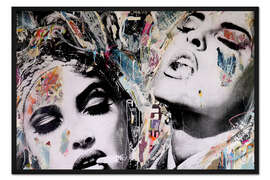 Gerahmter Kunstdruck Vergängliche Leidenschaft