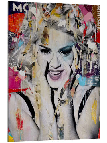 Tableau en aluminium Dame Madonna