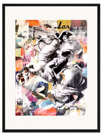 Gerahmter Kunstdruck Napoleon Pop Art