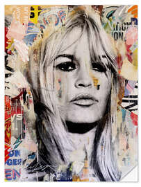 Wall sticker Brigitte Bardot Portrait II