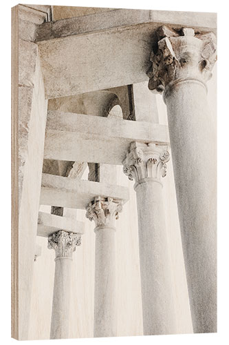Quadro de madeira Corinthian Columns