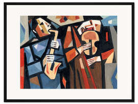 Gerahmter Kunstdruck Abendkonzert