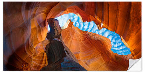 Sisustustarra Skies over Upper Antelope Canyon