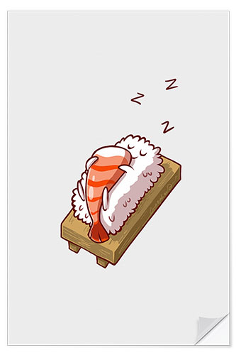 Wandsticker Nigiri Ebi