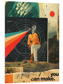 Hartschaumbild Sie können es richtig machen