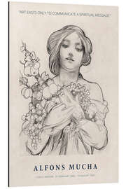 Magnettafel Art Exists only to Communicate a Spiritual Message