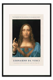 Gerahmter Kunstdruck The Painter has the Universe in his Mind &amp; Hands