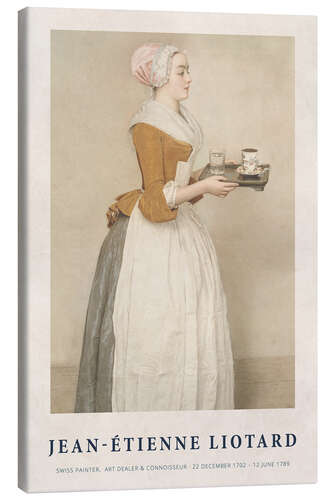 Canvas print The Chocolate Girl, 1744