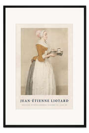 Gerahmter Kunstdruck The Chocolate Girl, 1744