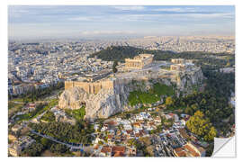 Sticker mural L'Acropole d'Athènes depuis un drone