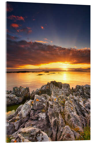 Acrylglas print Scottish coast