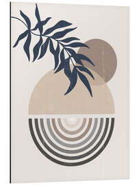 Magnettafel Sonnenuntergang unter Palmen