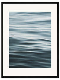 Gerahmter Kunstdruck Wassertexturen