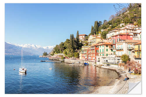 Wandsticker Varenna, Comer See