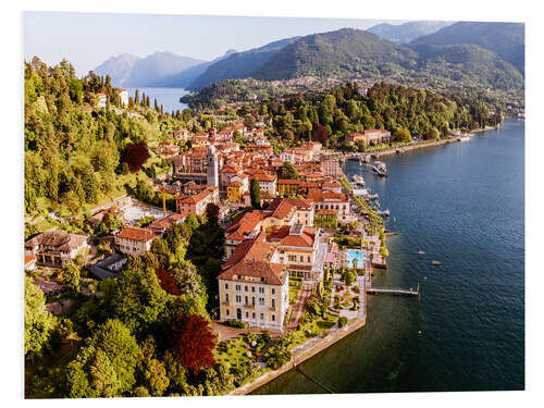 Foam board print Bellagio at Lake Como, Italy