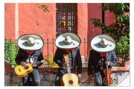 Sisustustarra Three mexican musicians