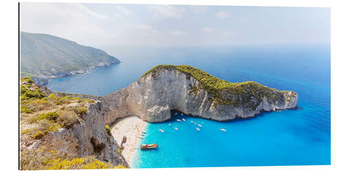 Tableau en plexi-alu Shipwreck beach, Grèce