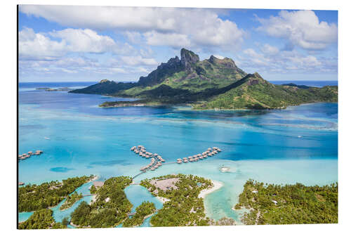 Tableau en aluminium Île de Bora Bora II