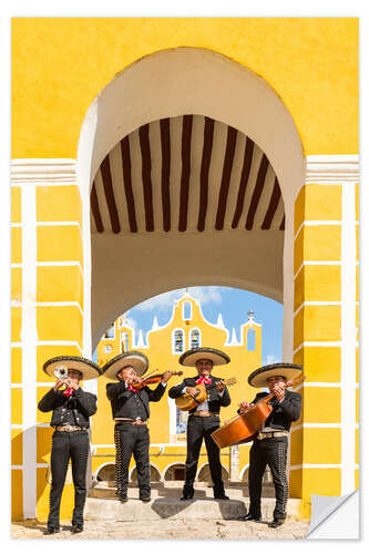 Sticker mural Les quatre mariachis