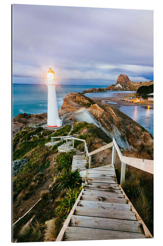 Galleriprint Lighthouse on the coast of New Zealand