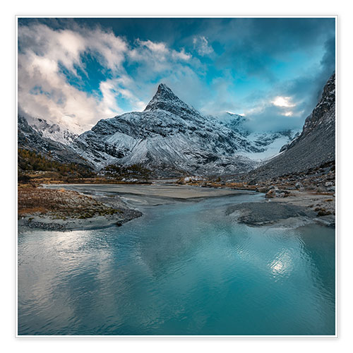 Poster Untouched Valais Alps