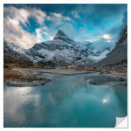 Naklejka na ścianę Untouched Valais Alps