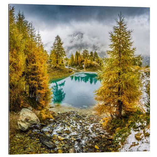 Gallery print Indian Summer in Valais, Switzerland