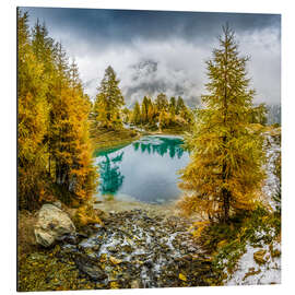 Magnettafel Indian Summer im Wallis, Schweiz