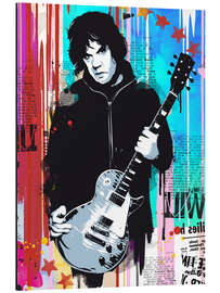 Aluminium print Gary Moore