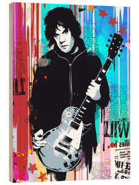 Wood print Gary Moore