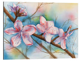 Aluminium print Plum blossom