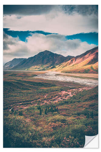 Vinilo para la pared Parque Nacional Denali, Alaska