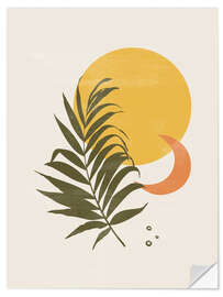 Wall sticker Sun herbs