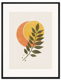 Gerahmter Kunstdruck Kräuter der Mondfinsternis