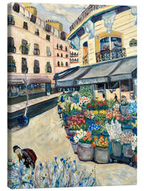 Leinwandbild Frische Blumen