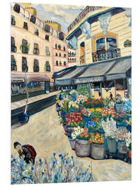 Hartschaumbild Frische Blumen