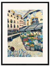 Gerahmter Kunstdruck Frische Blumen