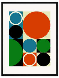 Gerahmter Kunstdruck Multi