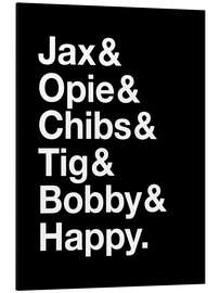 Magnettafel Sons Of Anarchy - Namen