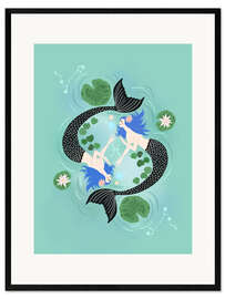 Framed art print Pisces zodiac