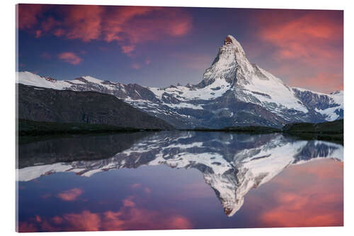 Acrylglasbild Matterhorn Sonnenaufgang