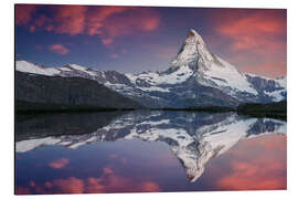 Cuadro de aluminio Amanecer de Matterhorn