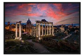 Gerahmter Kunstdruck Forum Romanum