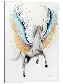 Aluminium print Whimsical Unicorn