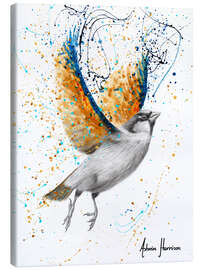 Canvas print Golden Prosperity Bird