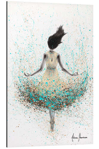 Aluminium print Wheat River Ballerina
