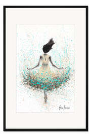 Gerahmter Kunstdruck Ballerina vom Wheat River