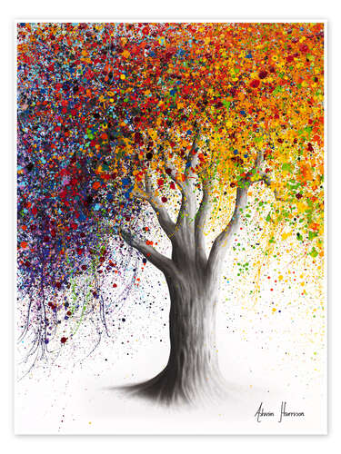 Poster Baum der schönen Jahreszeiten